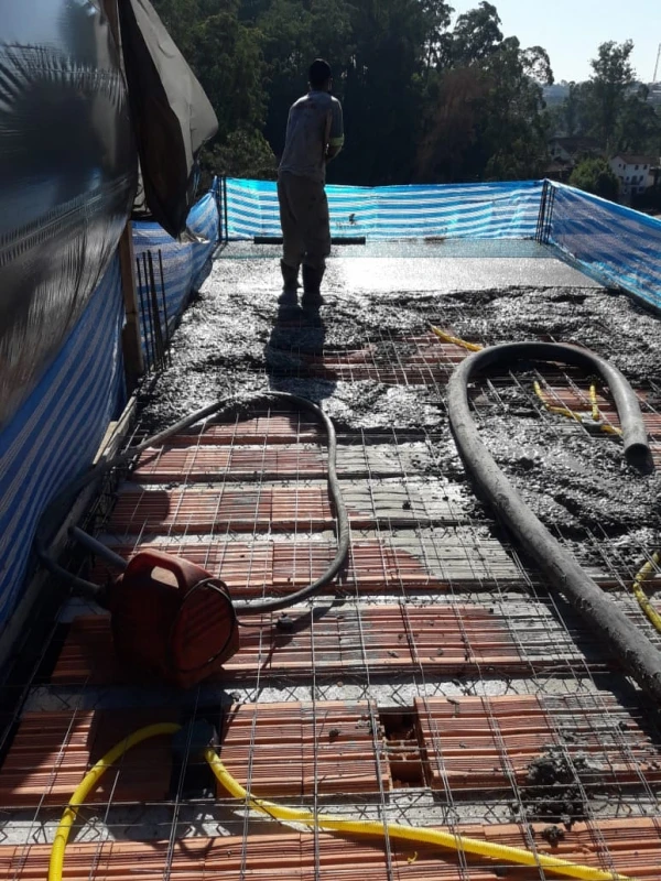 concreto armado laje maciça