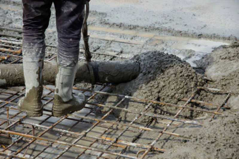 concreto para piso polido área externa